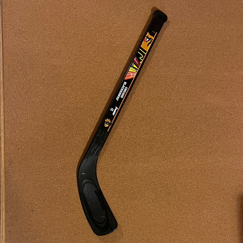 Minature  Blackhawks  Hockey Stick with Vibrant Graphics